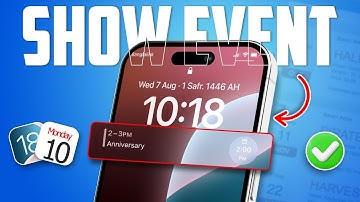 How to Show Upcoming Calendar Events on iPhone Lock Screen After iOS 18 Update