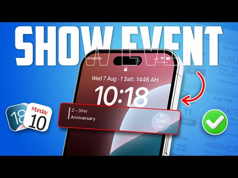 How to Show Upcoming Calendar Events on iPhone Lock Screen After iOS 18 Update
