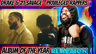 DRAKE TAKING SHOTS😱 | Drake \& 21 Savage - Privileged Rappers | A COLORS SHOW | @23rdMAB REACTION