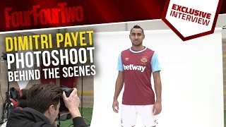 Dimitri Payet photoshoot behind the scenes