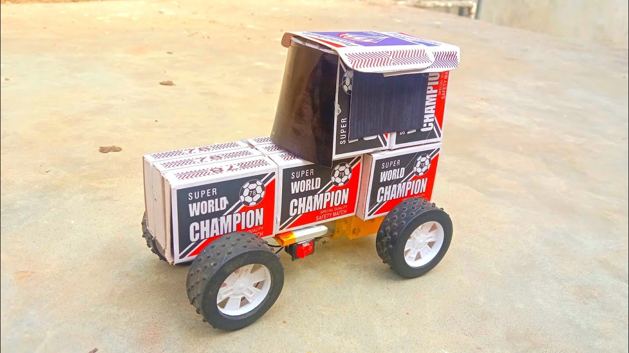 How to make a truck from matchbox at home How to make a Matchbox