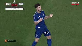 Final Emirates CUP Liverpool vs Manchester United PES Ultra Realista Football Realism Mod Highlights