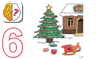 Brain Out - Gameplay Walkthrough - Finding Santa Level 6