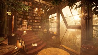 ⛺️A Book Caravan in the Golden Woods☀️🍂I Immersive Experience [4K]