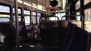 Inside FAX Bus 1109 (Gillig BRT)