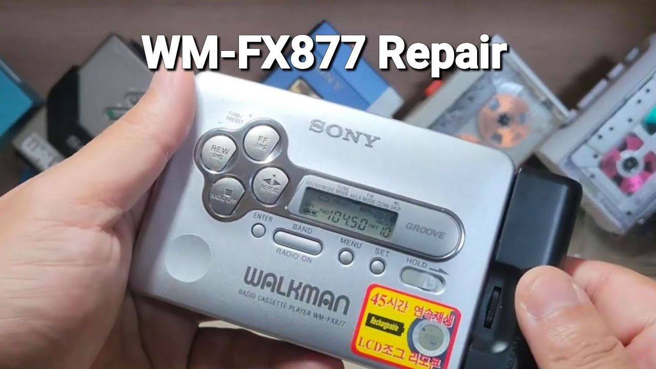 Sony WM-FX877 Repair Cassette Player Walkman - YouTube