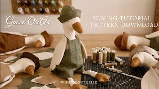 This Stuffed Goose Stole Everyone's Heart! Sewing Tutorial