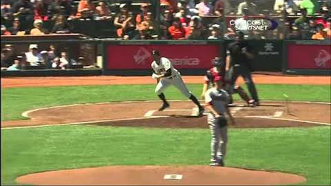 2012/09/03 Pence's two-run triple