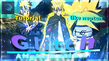 Glitch Tutorial Like Neptun | Alight Motion 📱- [Free Preset]