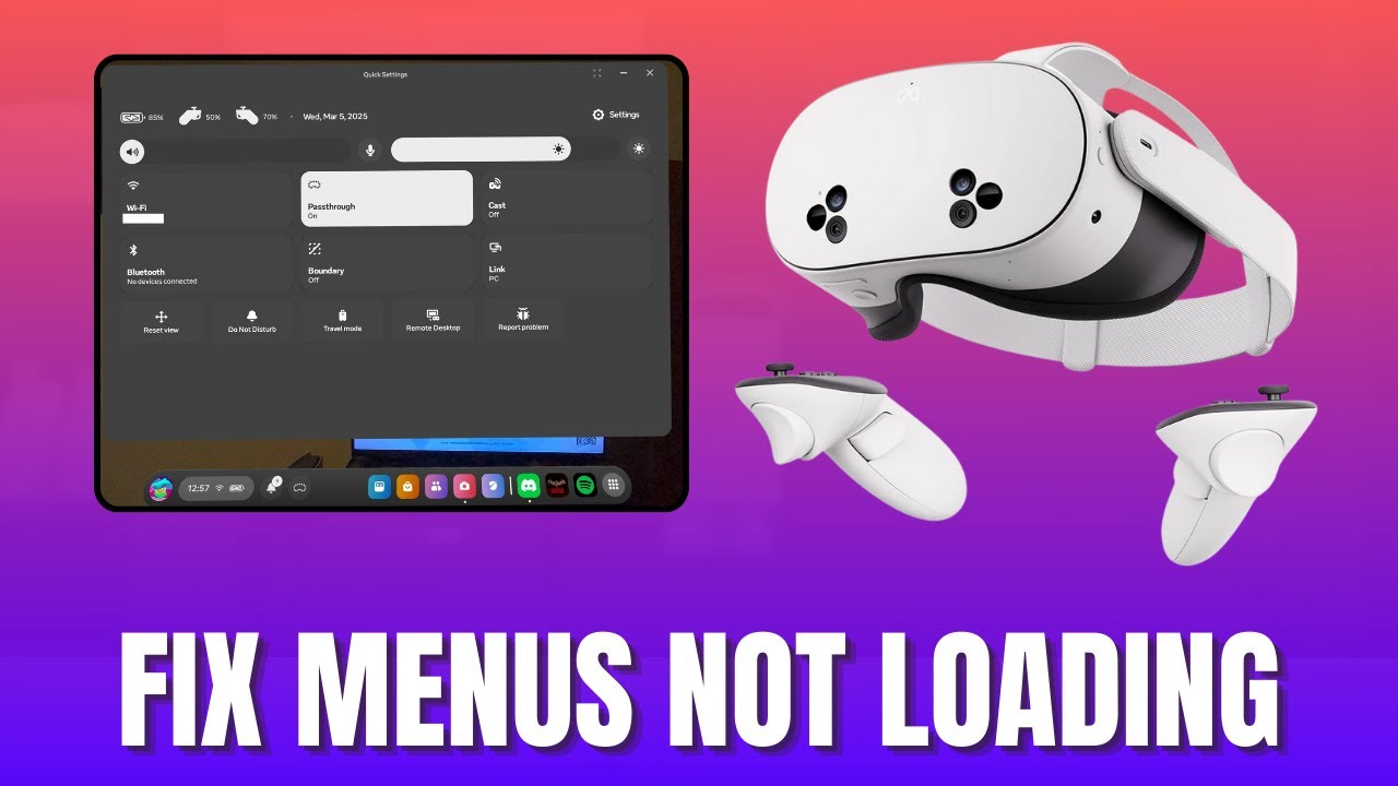 How to Fix Meta Quest 3 Menus Not Loading [2026] - YouTube