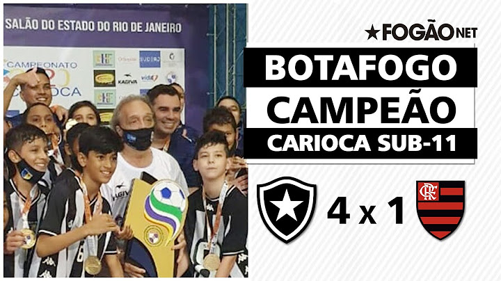 FOGÃO CAMPEÃO CARIOCA 2020 - Botafogo 4 x 1 Flamengo (sub-11) 🏆🔥