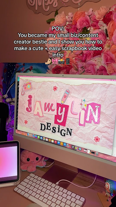 Your next Y2k Scrapbook Youtube Intro Video 🎀🌸📸 #shorts #introvideo #editingtutorial #youtuber