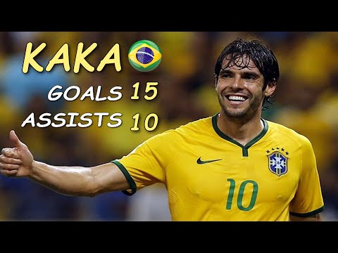 Kaka Top 15 Crazy Goals / Top 10 Assists for Brazil