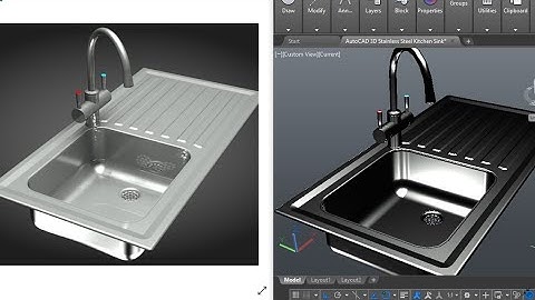 AutoCAD 3D Stainless Steel Kitchen Sink | Complete 3D Modeling Tutorial Step by Step