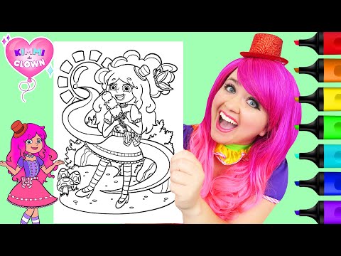 Coloring Kimmi The Clown Ice Cream | Markers