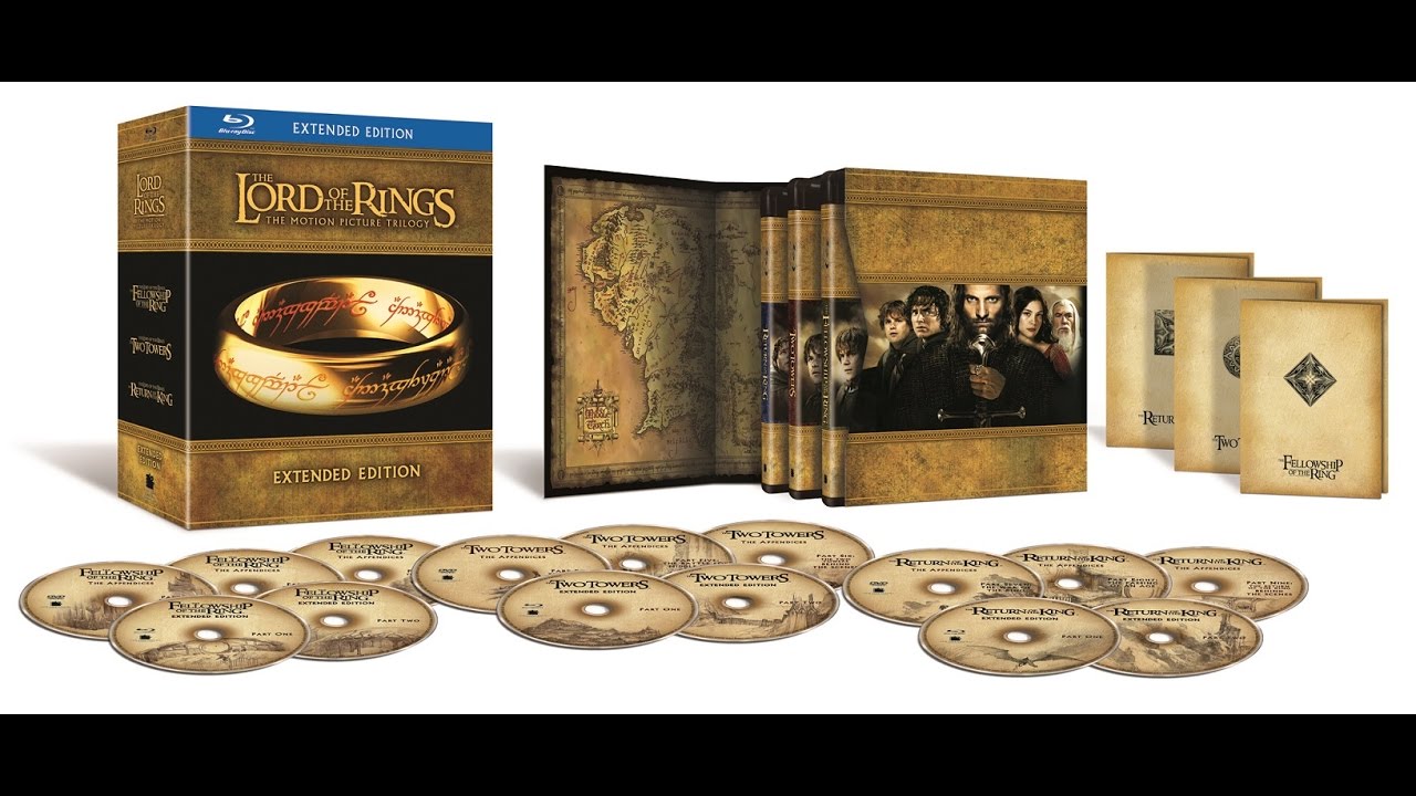 The Lord of the Rings Trilogy: Extended Editions (hmv Exclusive), Blu-ray  Box Set, Free shipping over £20