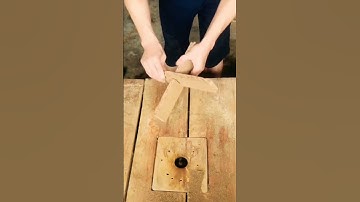 How to-Build by removing excess wood with a sharp blade to assemble and create simple shapes easily