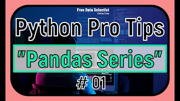 Python Pro Tips 01. 🐼 | How to create a Python Pandas Series?
