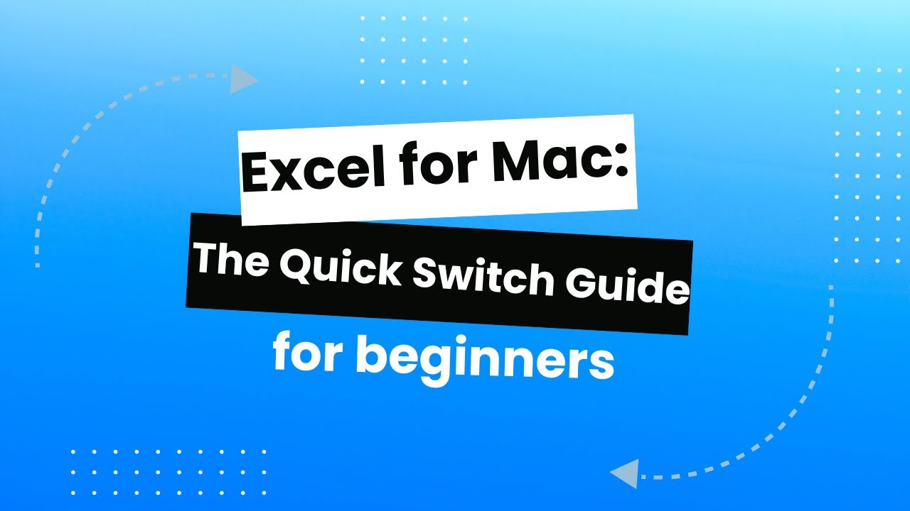 Excel для Mac: краткое руководство для начинающих 