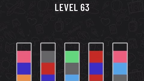 Water Sort Puzzle Level 63 #watersortpuzzle #mobilegames #puzzlegame #watersortpuzzlegameplay