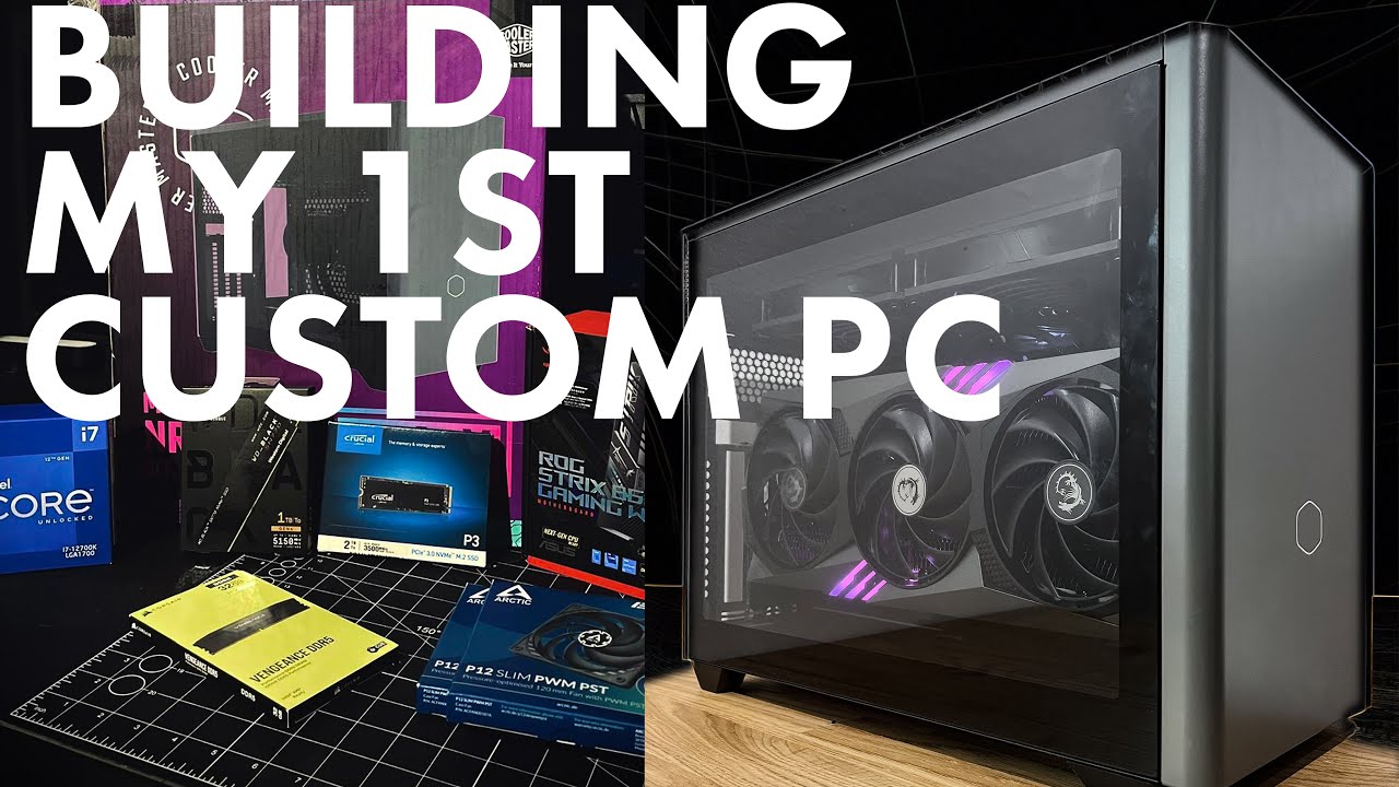 MY FIRST CUSTOM PC BUILD - NR200P MAX ASMR - YouTube