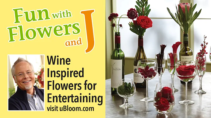 Wine Inspired Flowers for Entertaining!