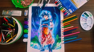 Goku hyper realistic drawing