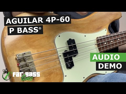 Aguilar 4P-60 Precision Bass® Pickup Set Demo - YouTube