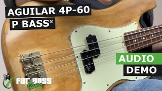 Aguilar 4P-60 Precision Bass® Pickup Set Demo - YouTube