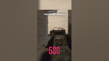 CS2 DRUNK VERSION BE LIKE: 💀 #shorts #csgo