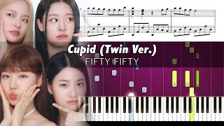 Video thumbnail of "FIFTY FIFTY - Cupid (Twin Ver.) - Piano Tutorial"