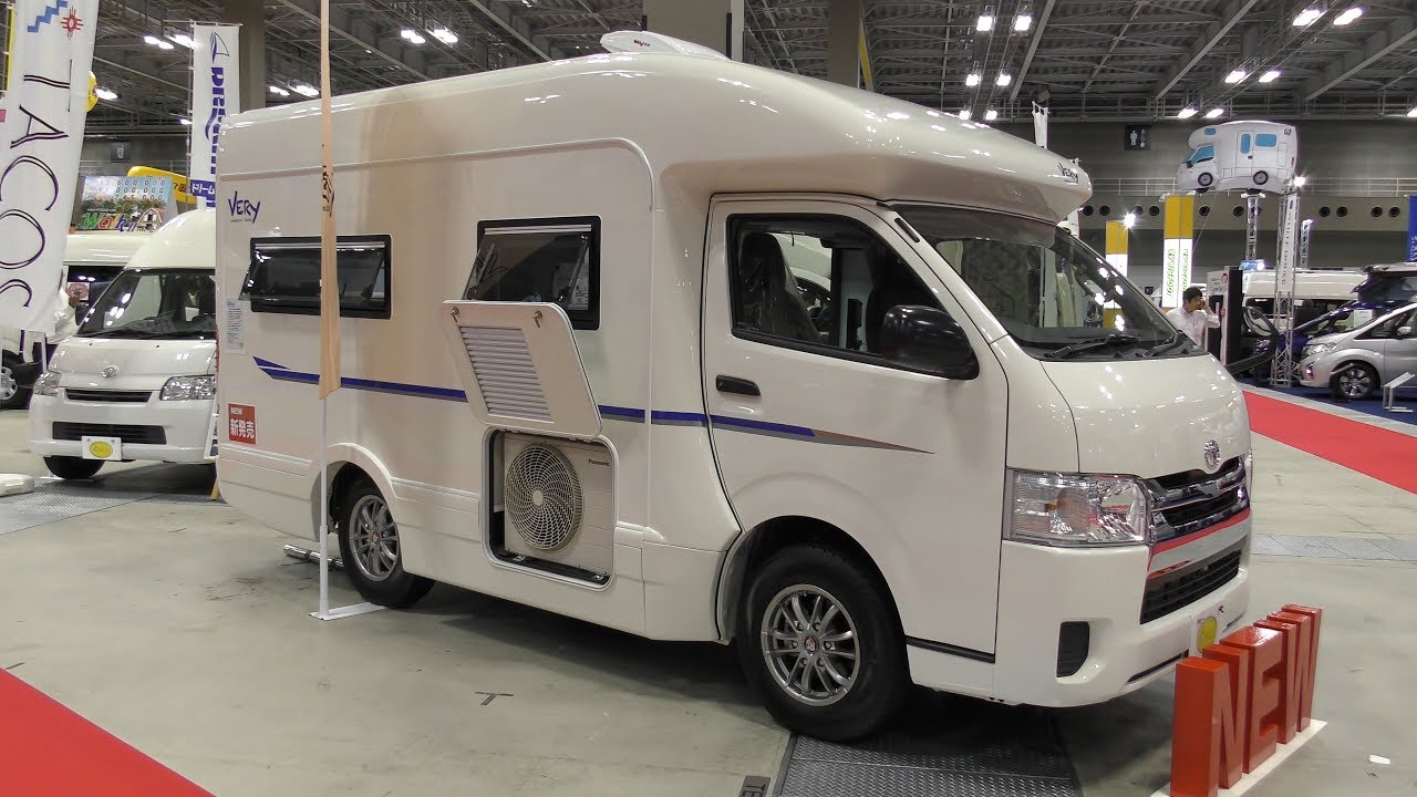 4k動画 17年最新型 キャンピングカー 普通車 ハイエース Very ベリー 車中泊 オートキャンプ Japan Camping Car Show Youtube