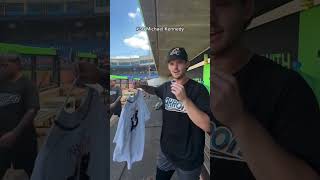 Cancer survivors night at the Akron RubberDucks