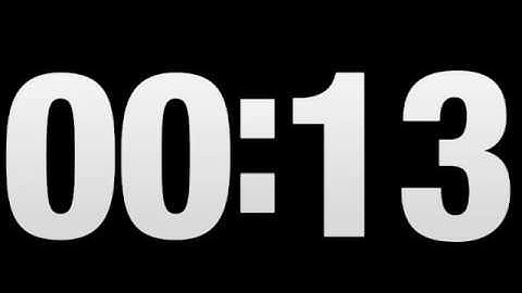 15 seconds Countdown Timer Silent