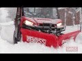 Boss utv powerv xt plow in action