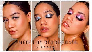 3 Looks Using Huda Beauty Mercury Retrograde Palette