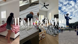 weekly vlog ! Mom life + cook w/ me + fall break + state fair + target runs + skims haul +organizing