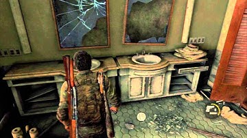 The Last of Us - Chap 5: Smoke Bomb, Hunter Molotov Combat Action, Ladder, Loot Hotel PS3