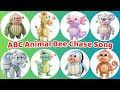ABC Bee Chase Song 🐝🐺 Animals Stung &amp; Run Away | Learn Animal Sounds, ABC &amp; Beehive Safety for Kids