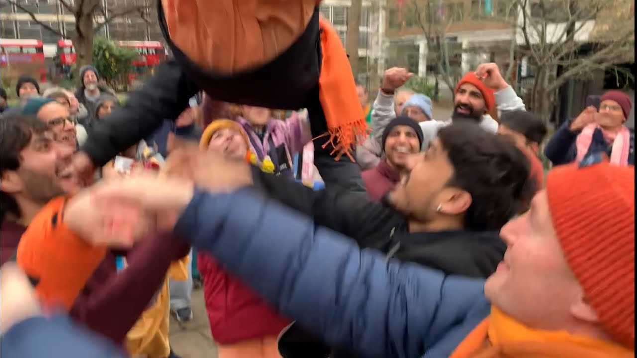Ecstatic Maha-Harinama Celebration for Bury Place temple - 11.1.26