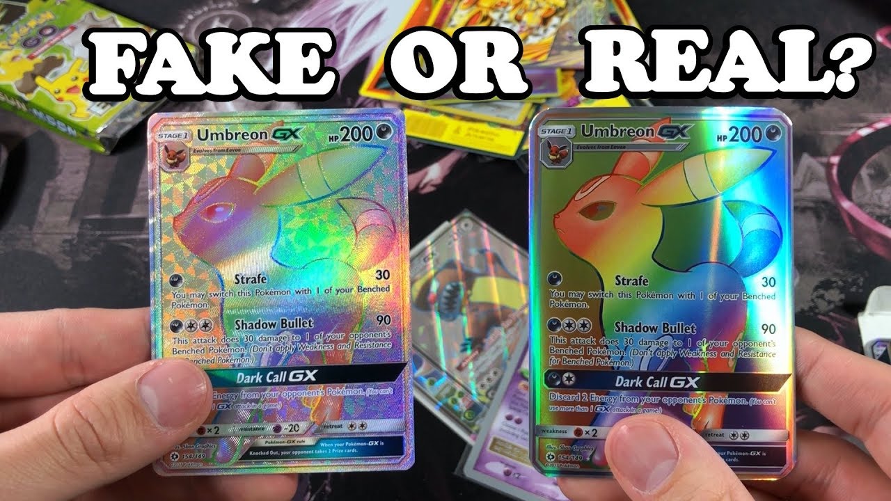 HOW TO TELL IF YOUR POKEMON CARDS ARE FAKE! - YouTube