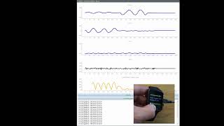 Real-time sensor data display using Python