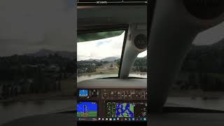 Landing at KORS in the TBM930