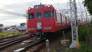 名鉄6000系6015F急行河和行き（2023年8月2日枇杷島分岐点にて撮影）