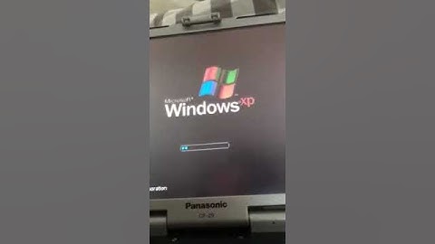 Booting Jakes Panasonic CF-29 Windows XP Toughbook