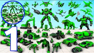 MULTI ANIMAL ROBOT CAR GAME - ROBOT TRANSFORM CAR GAMES 2024 - ANDROID GAMEPLAY