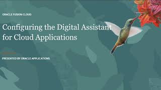 Cross-Product Features | Configuring the Digital Assistant for Cloud Applications video thumbnail