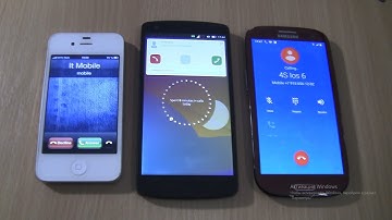 Incoming call &Outgoing callat the Same Time Nexus 5 Ubuntu Samsung S3 android 11 ++Iphone 4s ios 6