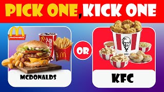 Pick One Kick One 🍟- Junk Food Edition 🍔🍟🍧🍟