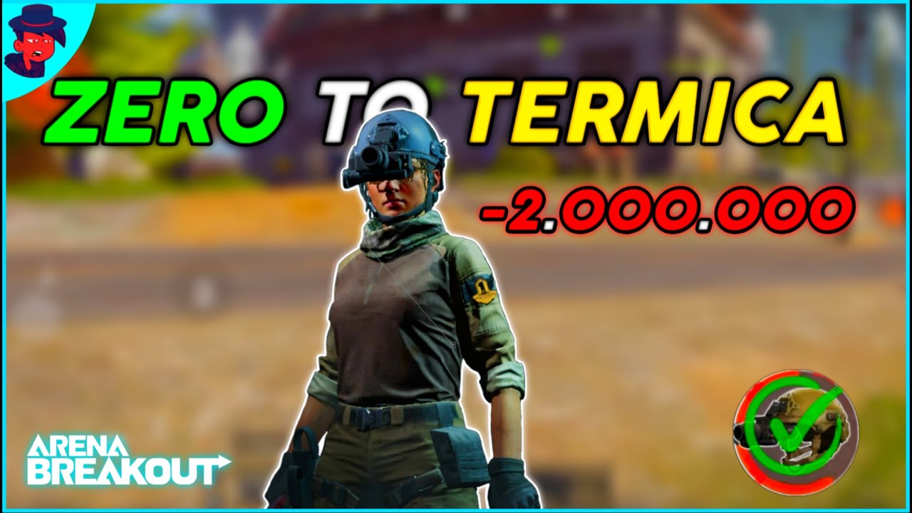 EL MAYOR RETO ¡ZERO TO TERMICA! ME ENFRETO A TERMICOS en ARENA BREAKOUT | Crinix